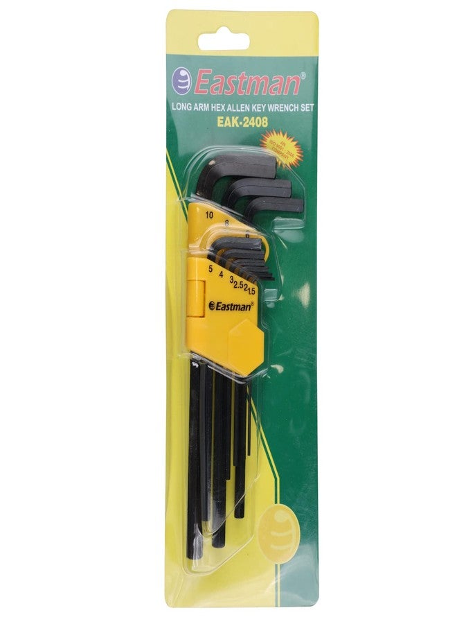 EASTMAN Hex Allen Keys set of 9 - CRV Steel, Comfort Grip, Black Finish, Organized Storage Box, EAK-2408 - Image 4